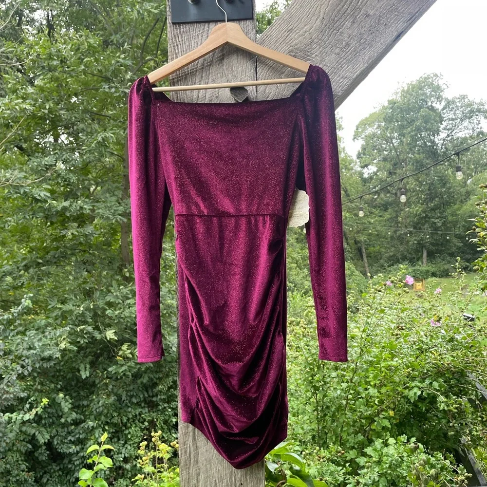 NWT Alterd State The Samantha Dress Burgundy - Picture 4 of 10